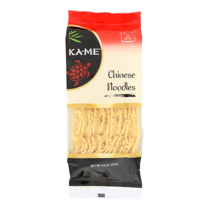 Ka'me Plain Noodles (Pack of 6 - 8 Oz.) for Authentic Chinese Cuisine