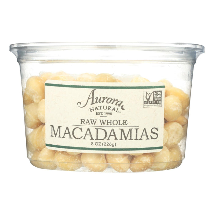 Aurora Natural Products Raw Whole Macadamias, 12-Pack, 8oz