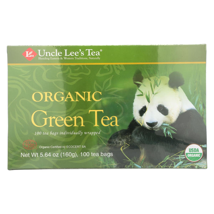 Unclee Lee's Organic Green Tea Extra Strength 100 Tea Bags