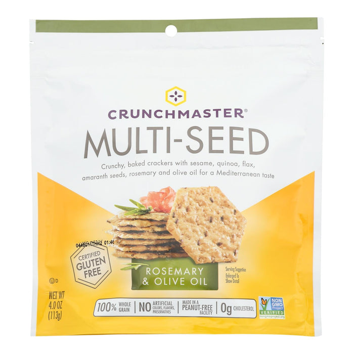 Crunchmaster Rosemary & Olive Oil Multiseed Crackers (12-Pack, 4 Oz. Each)