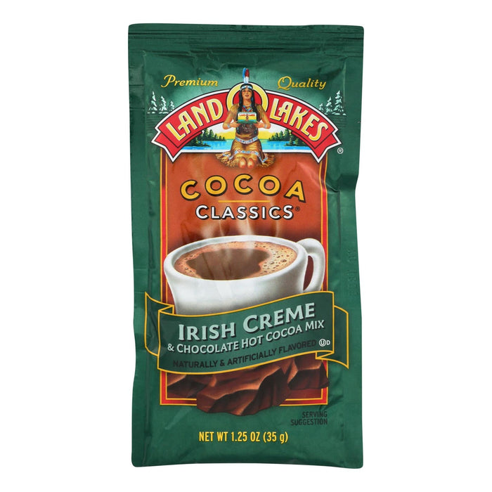 Land O Lakes Irish Crème and Chocolate Cocoa Classic Mix - 1.25 Oz - Pack of 12