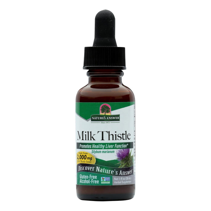 Nature's Answer Milk Thistle Seed Alcohol-Free