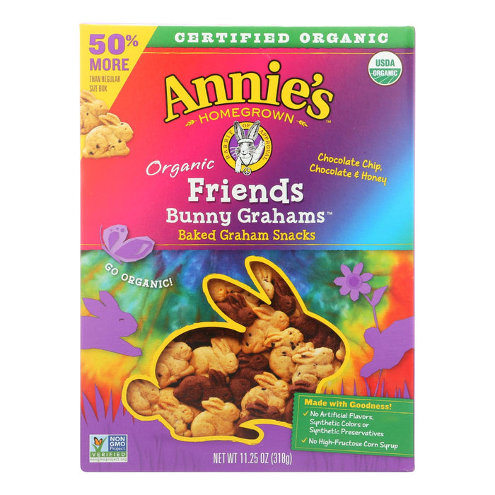 Annie's Homegrown Organic Bunny Grahams Friends Pack of 6