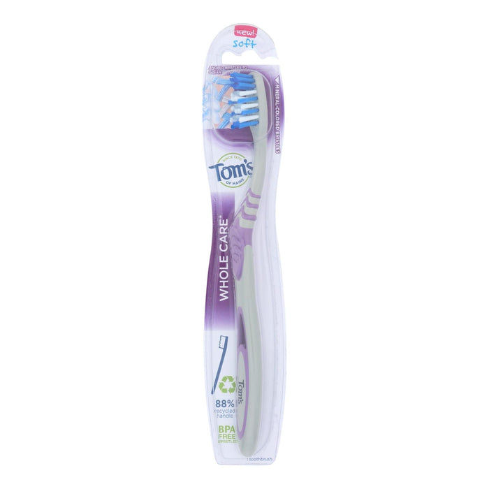 Tom's of Maine Soft Whole Toothbrush, Pack of 6