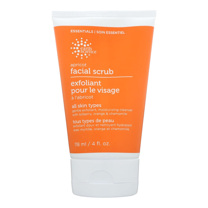 Earth Science Gentle Facial Scrub with Apricot - 4 Fl Oz