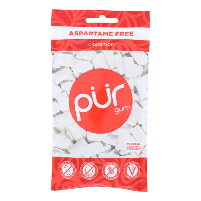 Pur Cinnamon Gum, Pack of 12 - 2.72 Oz. Each