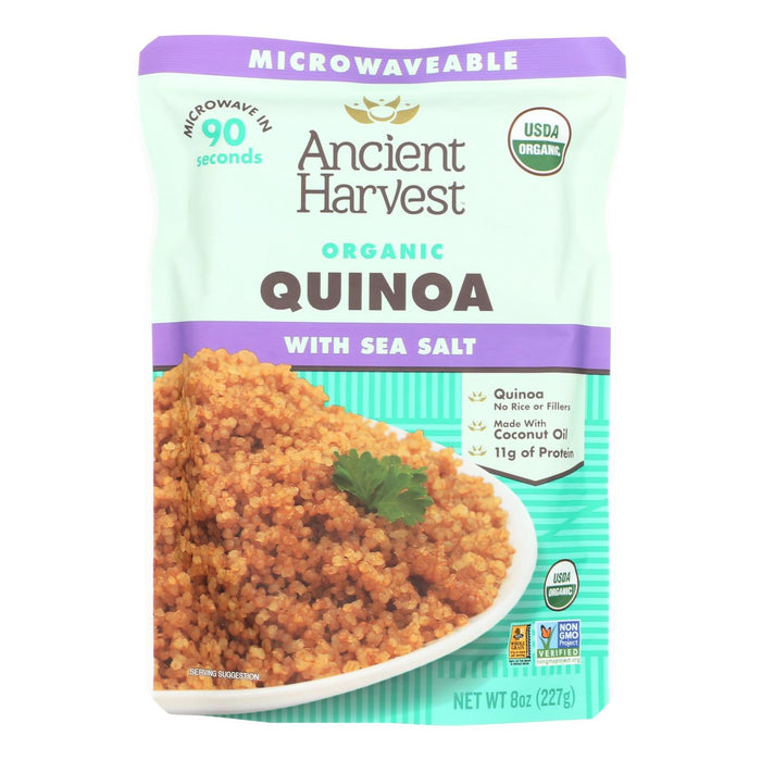 Ancient Harvest Organic Quinoa with Sea Salt (Pack of 12) 8 Oz