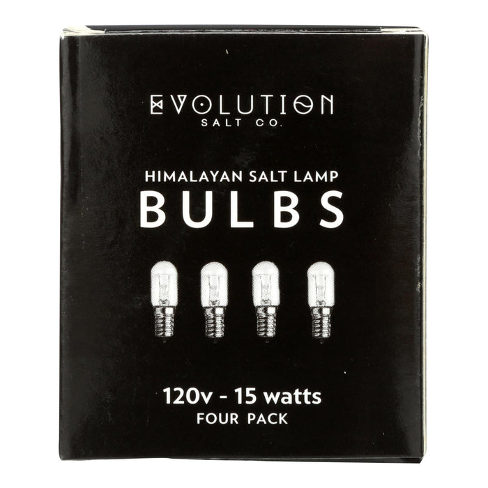 Evolution Salt Lamp Bulbs - 4-Pack - 15 Watt - Clear