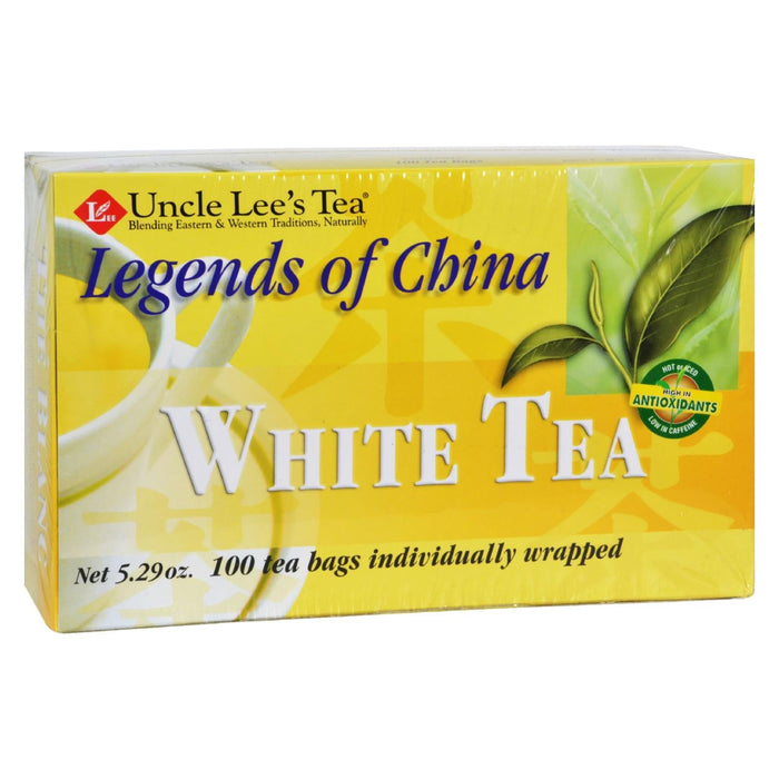 Uncle Lee's Legends of China White Tea Bags, Pack of 100