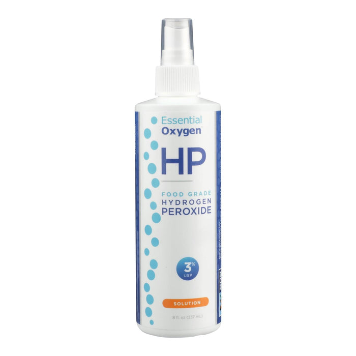 Essential Oxygen Hydrogen Peroxide 3% Food Grade Disinfectant Spray - 8 Oz.