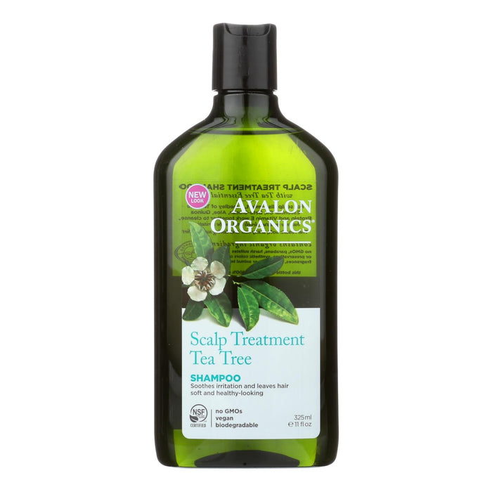 Avalon Organics Anti-Dandruff Tea Tree Scalp Treatment Shampoo (11 Fl Oz)