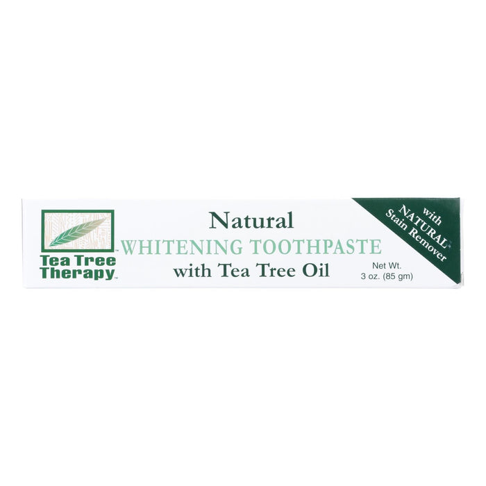 Tea Tree Therapy Natural Brightening Toothpaste - 3 Oz.