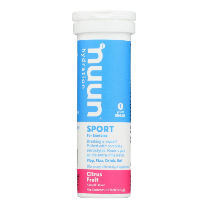 Nuun Active Hydration Citrus Fruit (8-Pack, 10 Tablets per Tube)