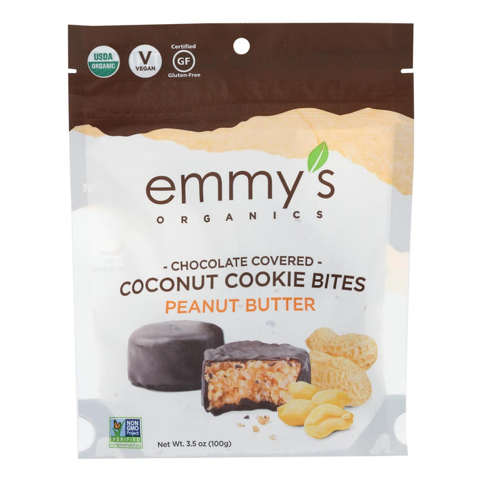 Emmy's Organics Peanut Butter Bites Covered in Chocolate (6 - 3.5 Oz. Packs)
