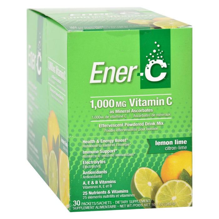 Ener-C Vitamin C Effervescent Drink Mix - Lemon-Lime Flavor (30 Count)