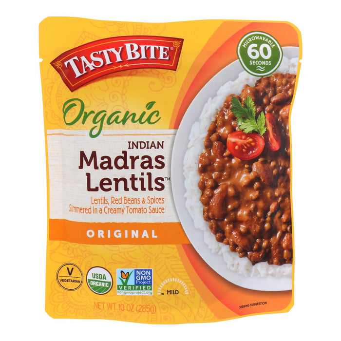 Tasty Bite Madras Lentils Entree (Pack of 6) - Authentic Indian Cuisine