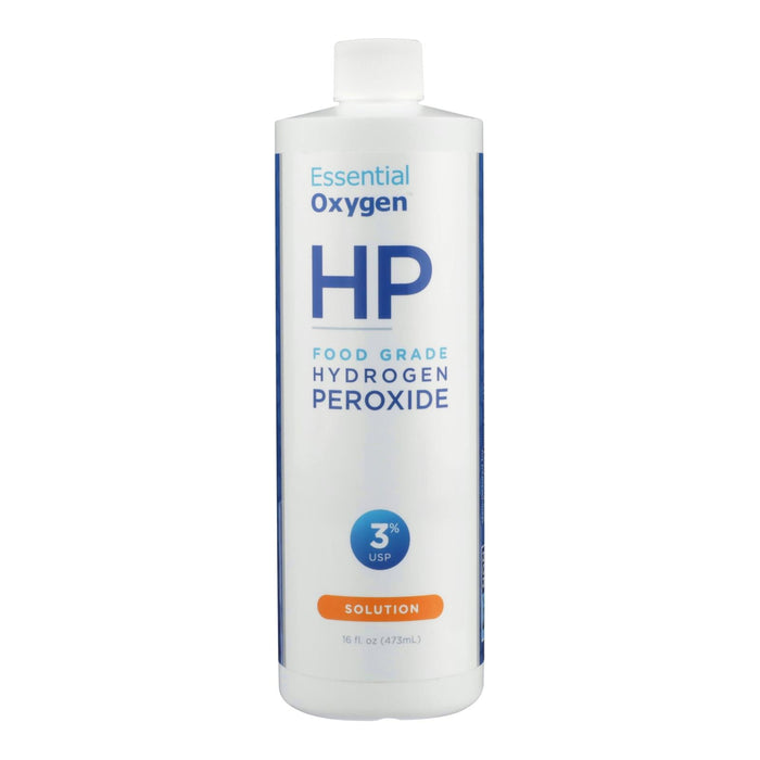 Essential Oxygen 3% Food-Grade Hydrogen Peroxide 16 Oz.
