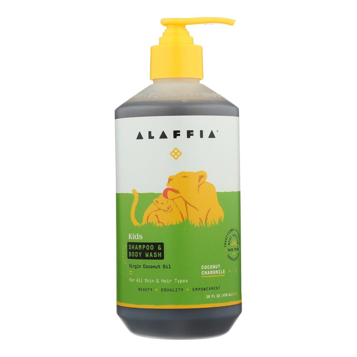 Alaffia Coconut Chamomile Everyday Shampoo and Body Wash (16 Fl Oz)