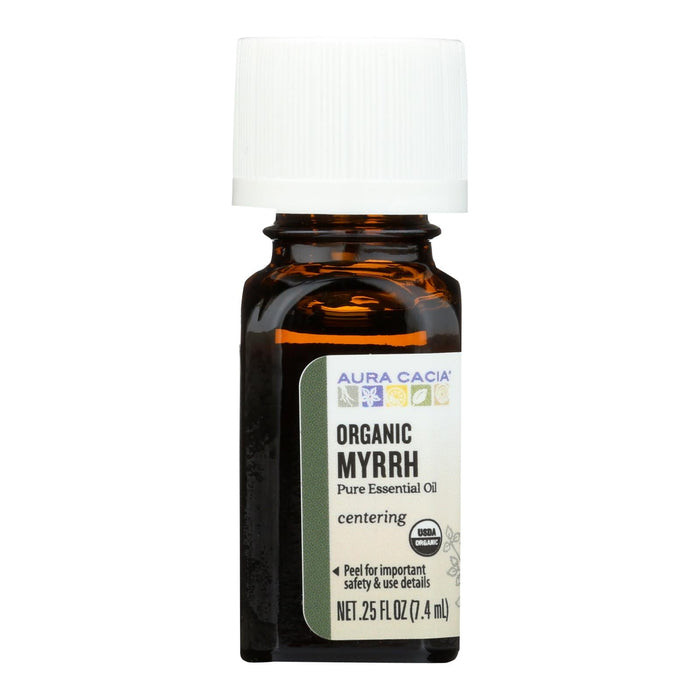 Aura Cacia Myrrh 100% Pure Essential Oil - 0.25 Fl Oz