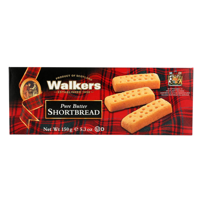 Walkers Pure Butter Shortbread Fingers (Pack of 12 - 5.3 Oz. Each)