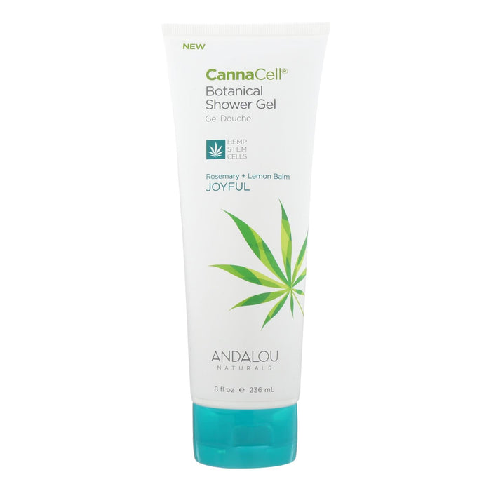 Andalou Naturals Rosemary + Lemon Balm Shower Gel - 8 Fl Oz