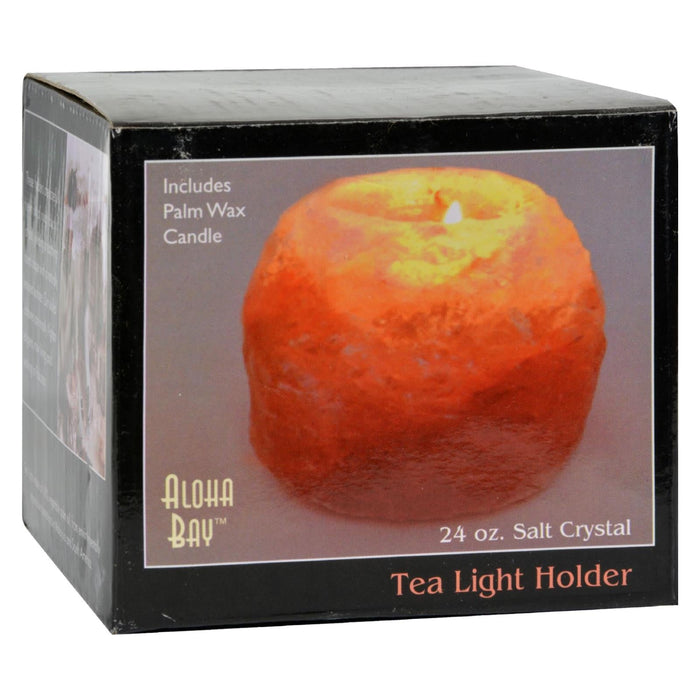 Himalayan Pink Crystal Rock Salt Tea Light Candle Holder