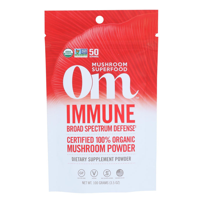 Om Mushroom Superfood Immune Blend, Mushroom Powder Supplement (3.5 Ounce)