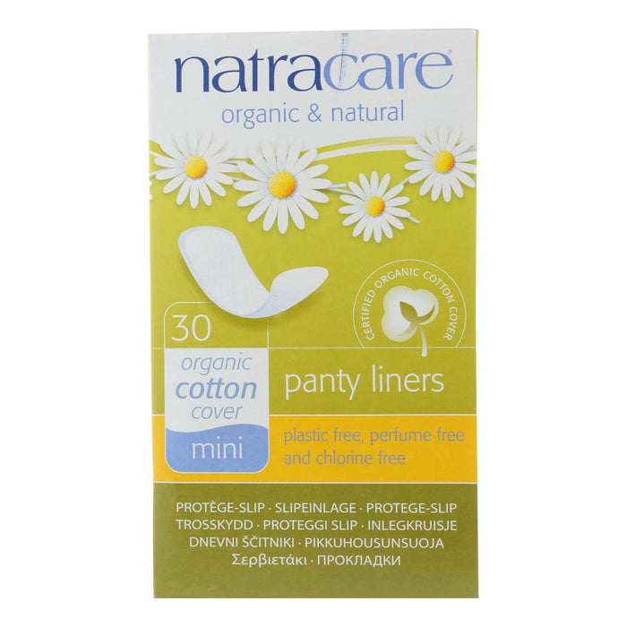Natracare Organic Mini Ultra-Thin Panty Liners, 30 Count
