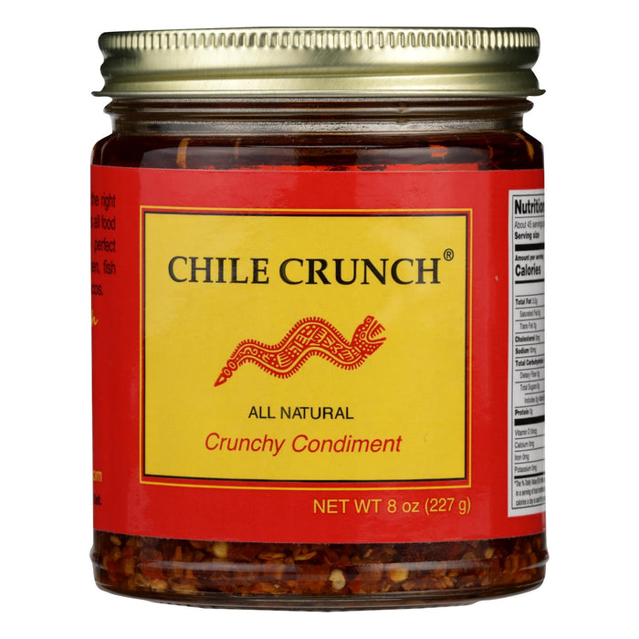 Spicy Chili Crunch Seasoning Condiment (Pack of 6 - 8 Oz.)