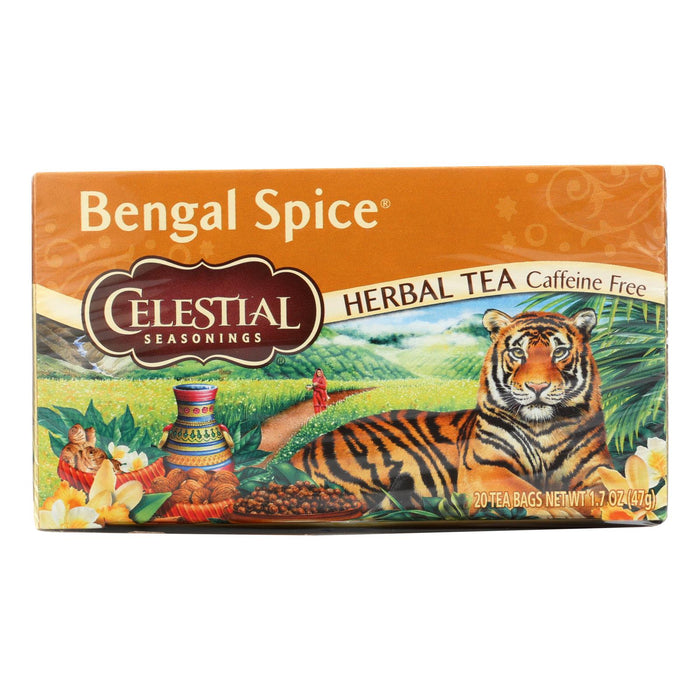 Celestial Seasonings Herbal Tea - Bengal Spice - Caffeine Free - 20 Bags