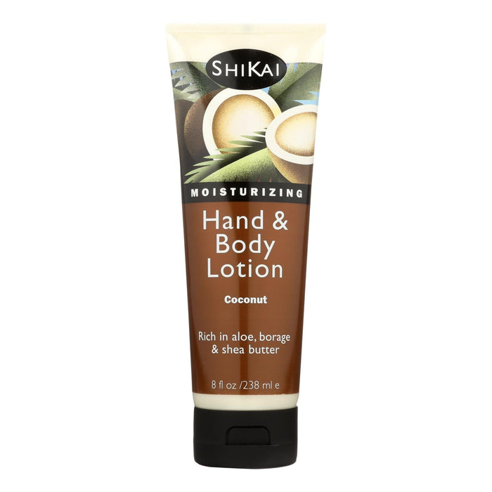 Shikai Coconut All-Natural Hand & Body Lotion - 8 Fl Oz.