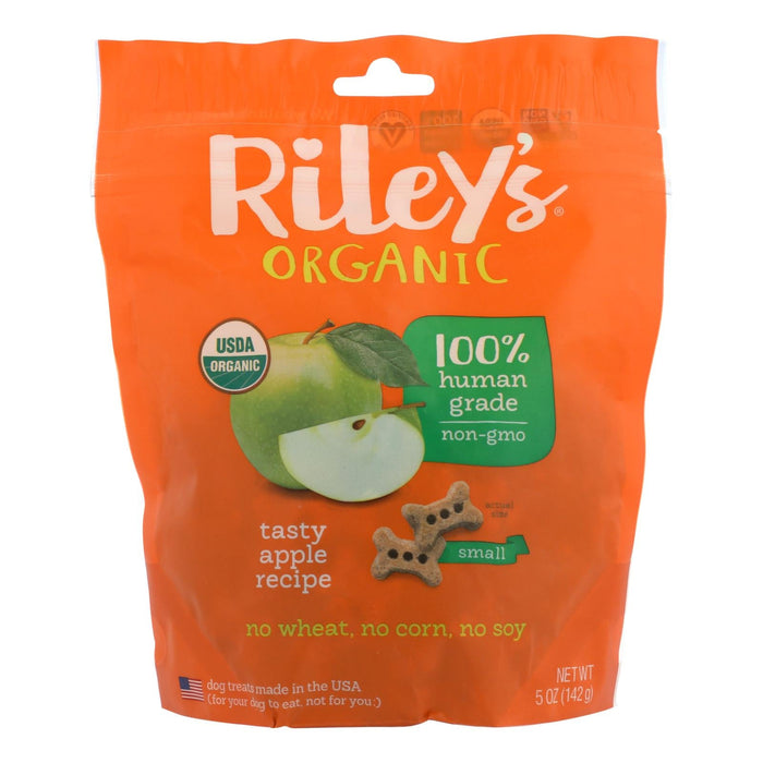 Riley's Organics Organic Apple Recipe Dog Treats (6-Pack, 5 Oz. Each)