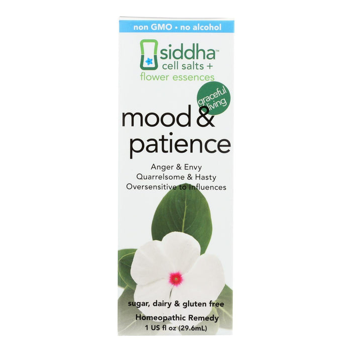 Siddha Cell Salts + Flower Essences: Enhanced Mood & Patience - 1 Fl. Oz.