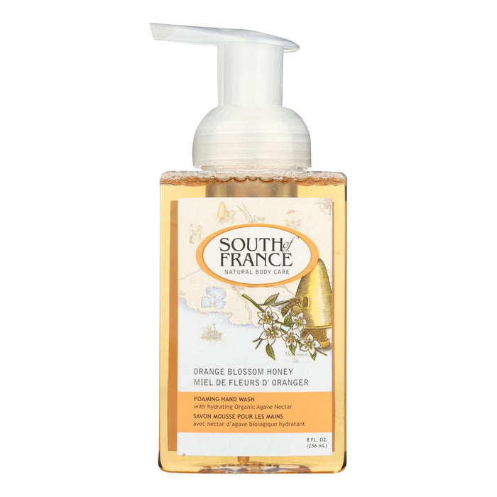 South Of France Foaming Orange Blossom Honey Hand Soap - 8 Oz