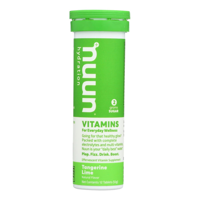 Nuun Vitamins Drink Tab  - Tangerine & Lime (Pack of 8 - 12 Tabs)