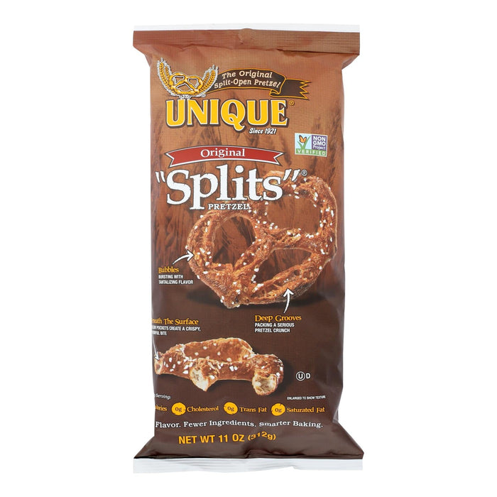 Unique Pretzel Splits (Pack of 12) - Original Flavor, 11 Oz.