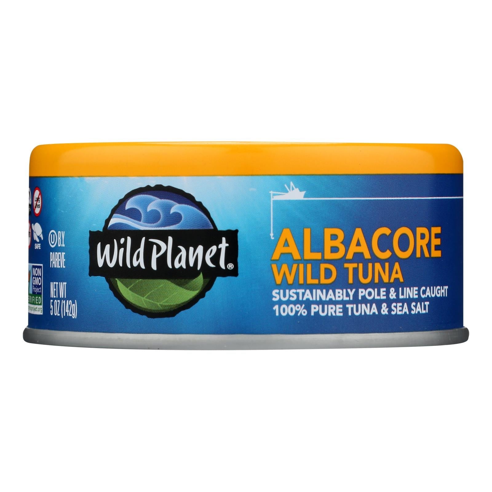 Wild Planet, Albacore Tuna, Low Mercury, Kosher, Dolphin Safe, 5