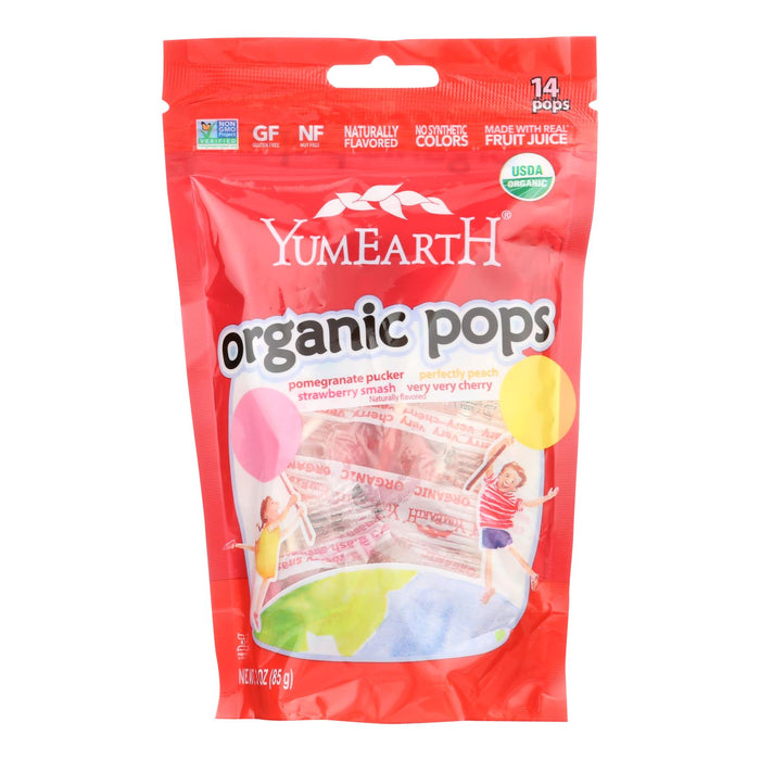 YumEarth Organic Lollipops, Assorted Fruit Flavors (Pack of 6) - 0.19 lbs