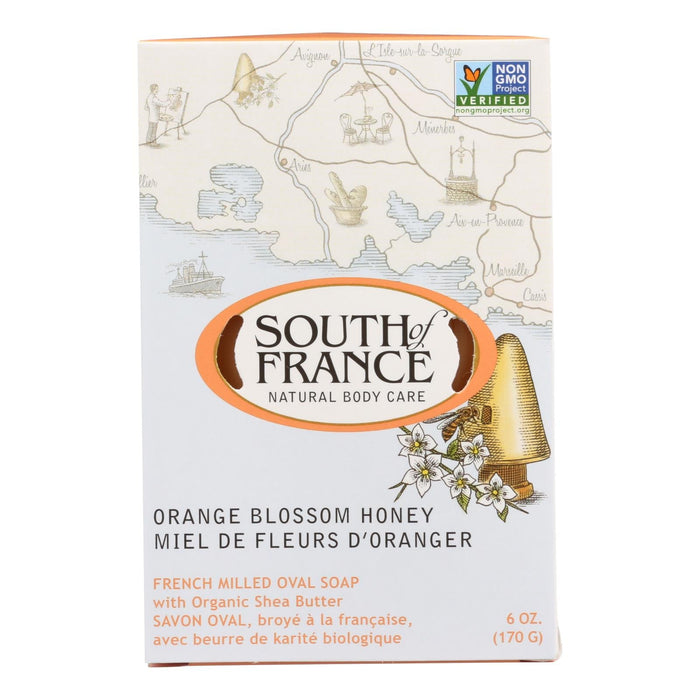 South Of France Orange Blossom Honey Bar Soap, 6 Oz