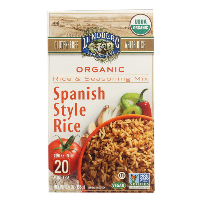 Lundberg Spanish Style Rice & Seasoning Mix (6-Pack), 5.50 Oz