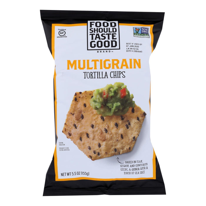 Food Should Taste Good Multigrain Tortilla Chips, Pack of 12 (5.5 Oz. Each)