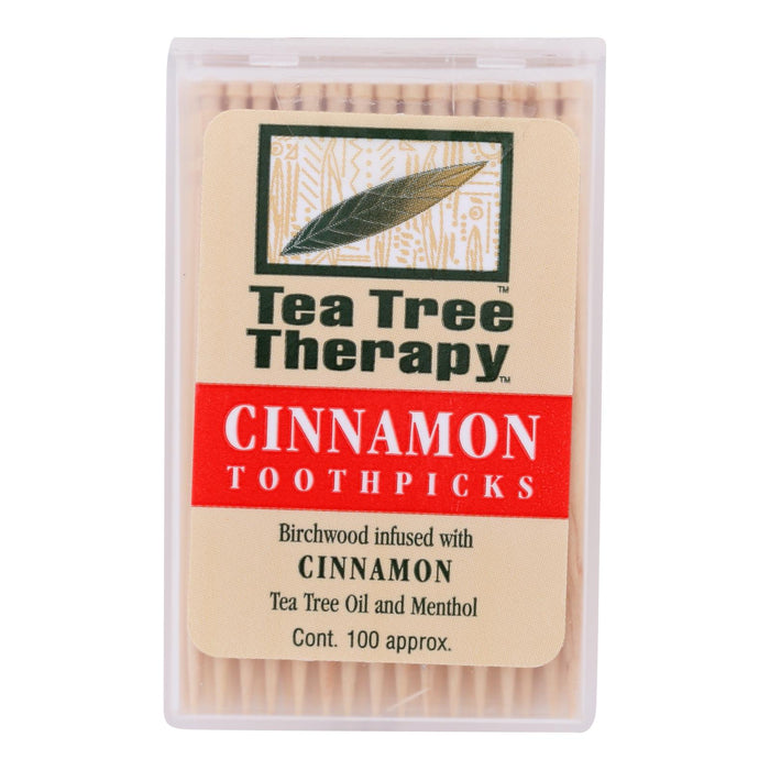 Tea Tree Therapy Cinnamon Toothpicks (1,200 Toothpicks)