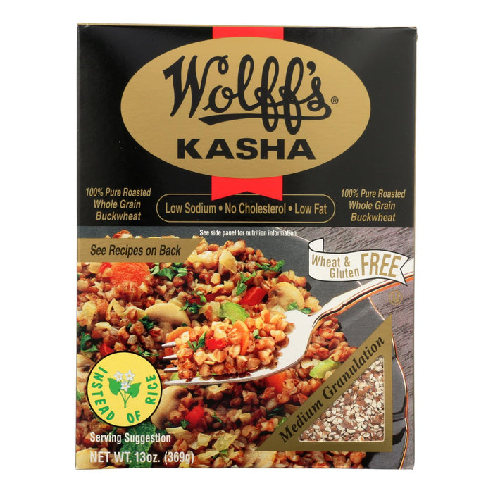 Wolff's Kasha Medium Granulation (Pack of 6) - 13 Oz.