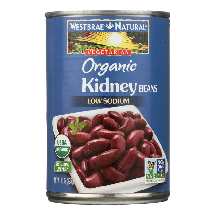 Westbrae Organic Kidney Beans (Pack of 12 - 15 Oz.)
