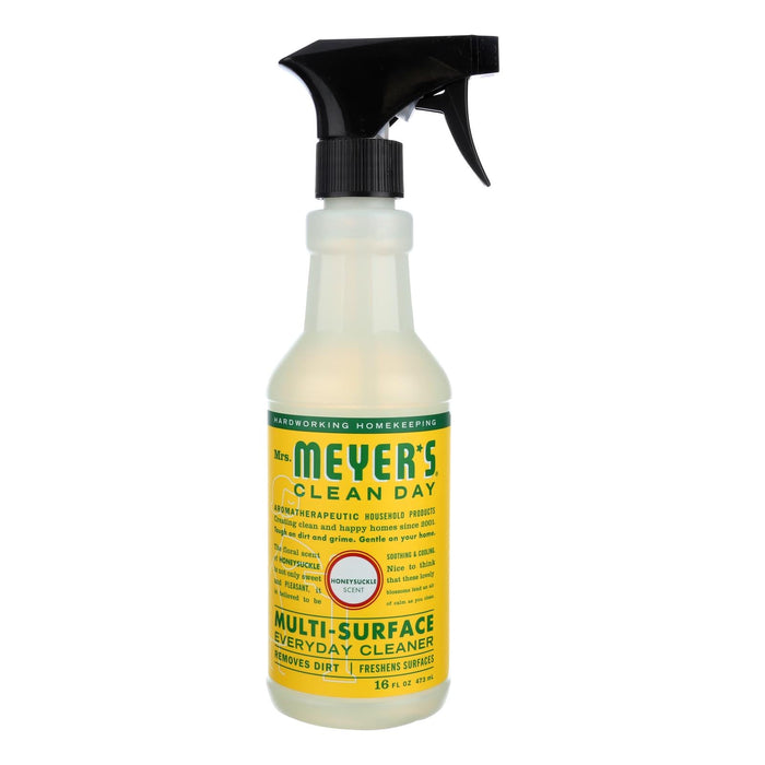Mrs. Meyer's Clean Day Honeysuckle Multi-Surface Cleaner, 6 Pack, 16 Fl Oz Each