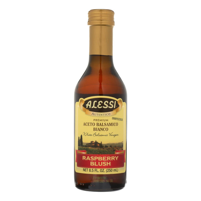 Alessi White Balsamic Raspberry Blush Vinegar (6-Pack, 8.5 Fl Oz. Each)