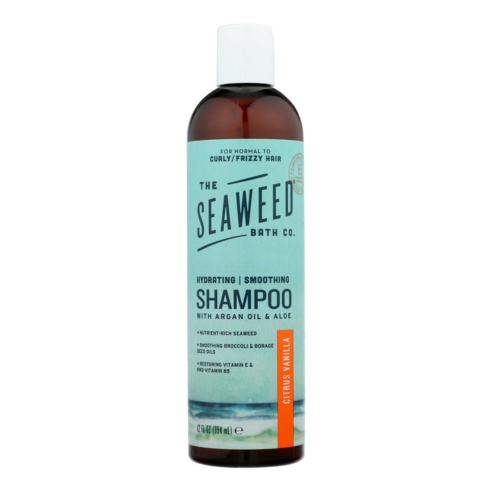 Smoothing Citrus Vanilla Shampoo for Dry Scalp by The Seaweed Bath Co (12 Fl Oz)