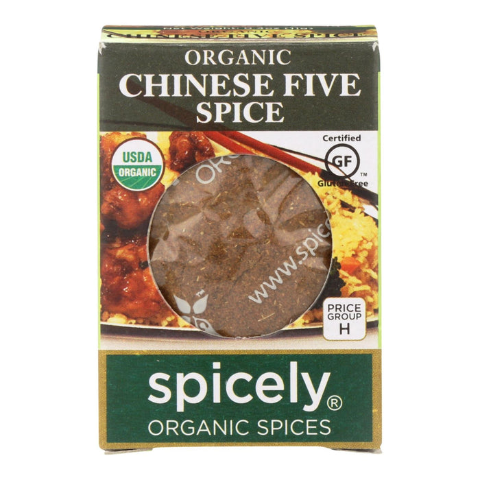 Spicely Organics Organic Chinese Five-Spice, 0.4 Oz. (Pack of 6)