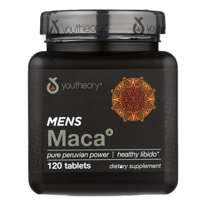 Youtheory Maca for Men: Boost Vitality, Mood, and Performance (120 Tablets)