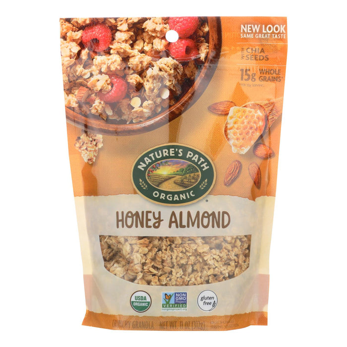 Nature's Path Organic Honey Almond Granola, 8-Pack of 11 Oz. Bags